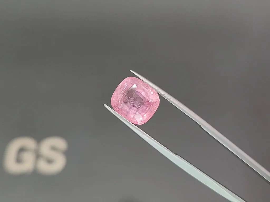 Unheated sapphire Padparadscha cushion cut 7.15 carats, Sri Lanka Image №3