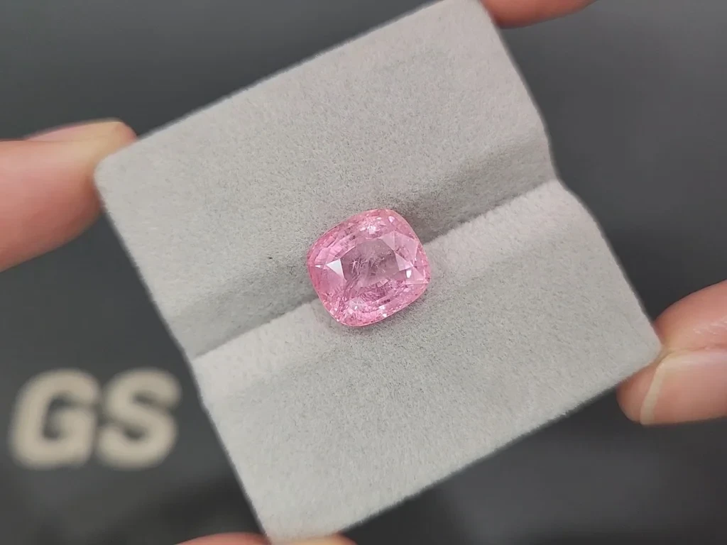 Unheated sapphire Padparadscha cushion cut 7.15 carats, Sri Lanka Image №4