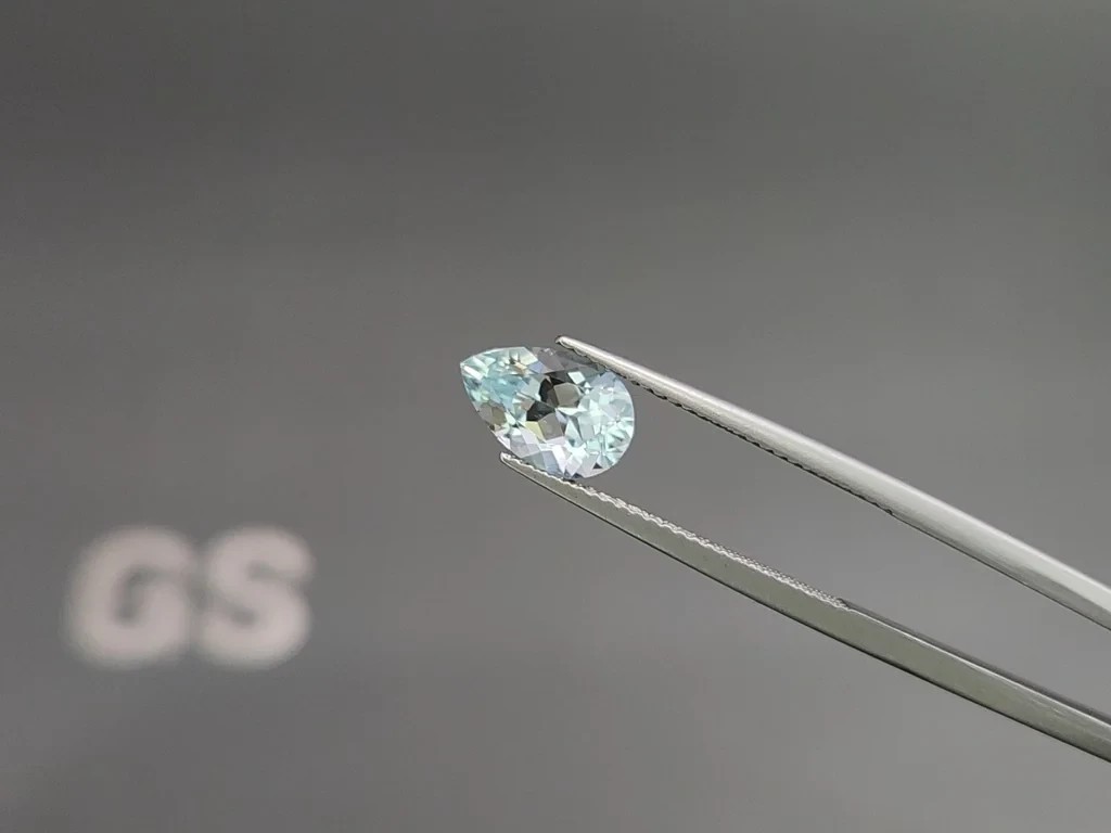 Paraiba tourmaline pear cut 1.70 carats, Africa Image №3