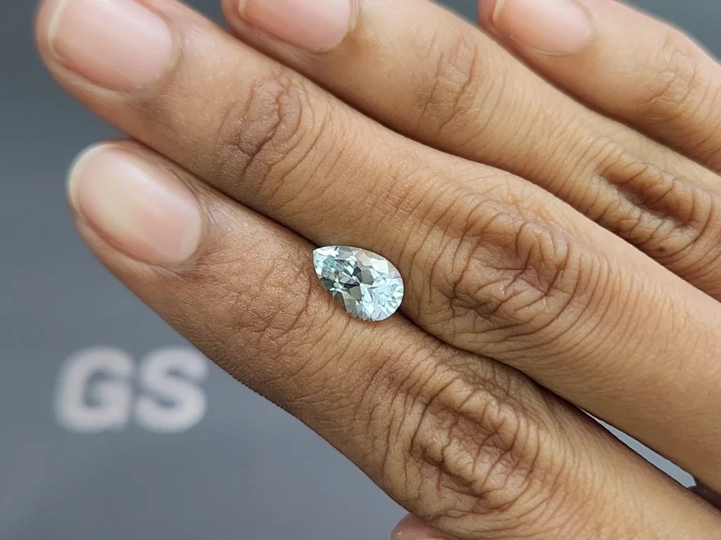 Paraiba tourmaline pear cut 1.70 carats, Africa Image №2