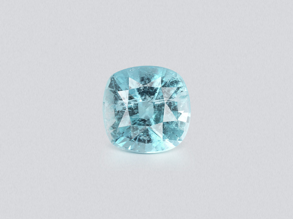 Aquamarine cushion cut  1.65 carats, Madagascar  Image №1
