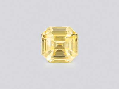 Unheated sapphire Vivid Yellow octagon cut  2.20 carats, Sri Lanka photo