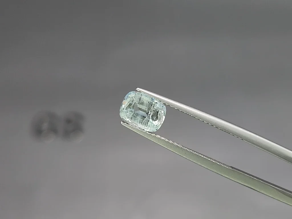 Set of aquamarines cushion cut 2.20 carats, Madagascar Image №3