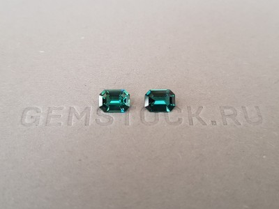 Pair of indicolites 1.35 ct photo