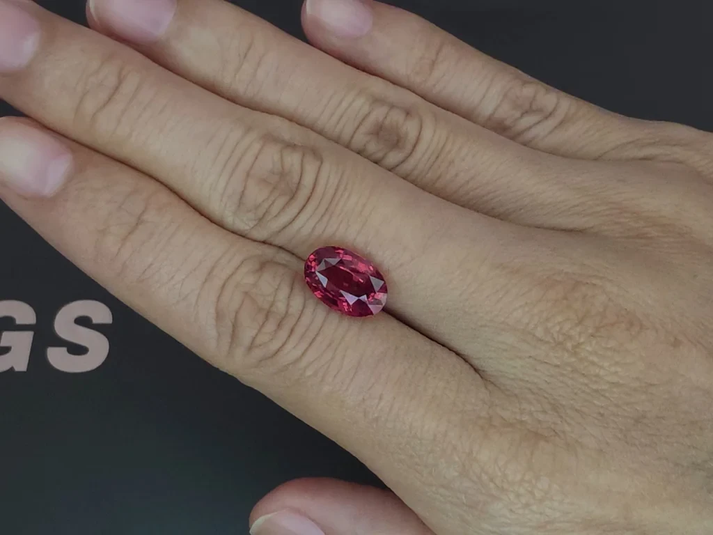 Mahenge spinel oval cut 4.05 carats, Tanzania Image №2
