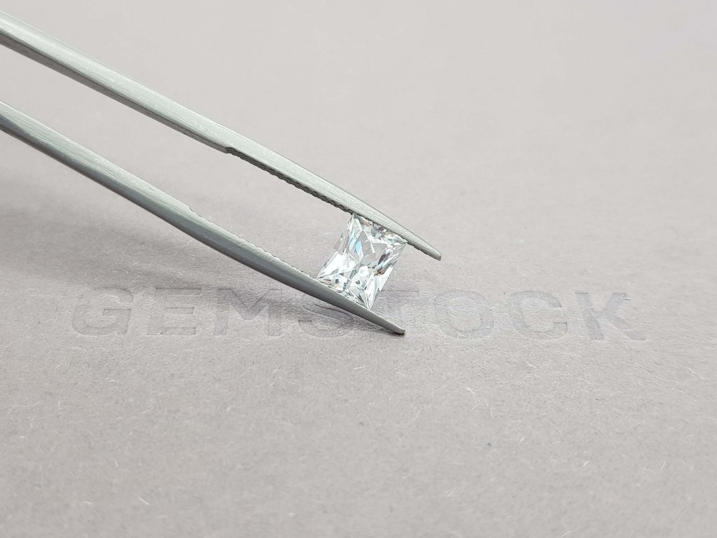 Princess cut colorless tourmaline 1.40 ct Image №4