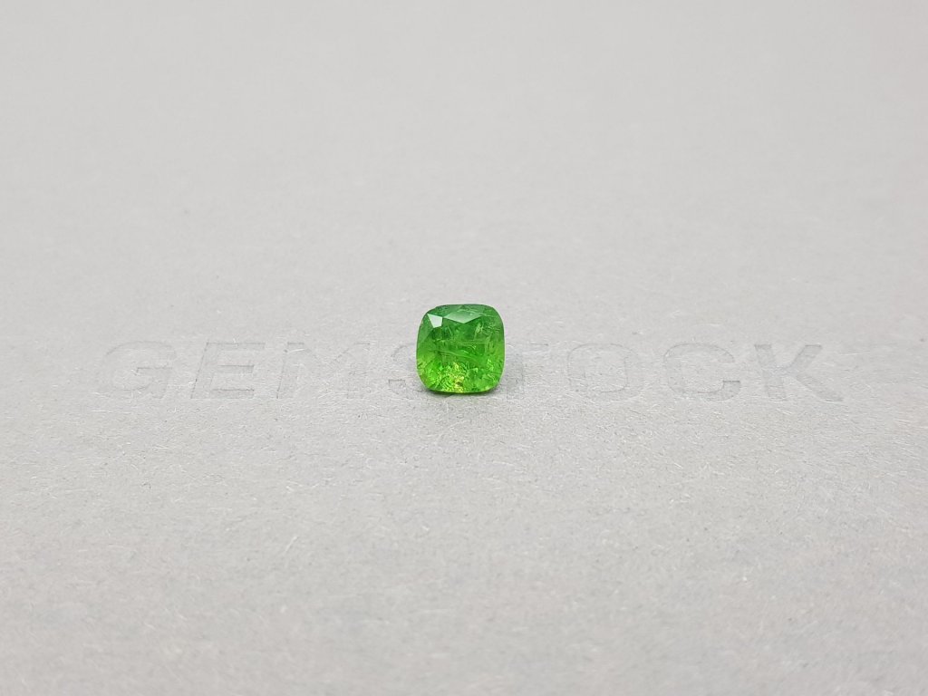 Cushion cut green tsavorite garnet 1.20 ct Image №1