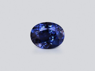 Cobalt Blue spinel in oval cut 1.59 carats, Tanzania photo