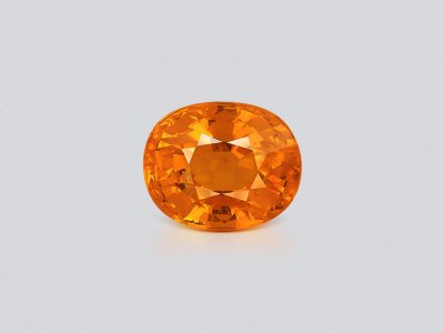 Spessartine garnet Fanta color oval cut 6.21carats, Africa photo