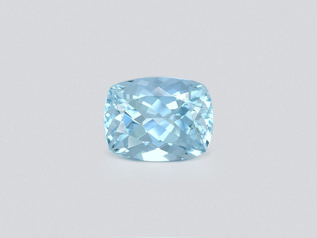 Aquamarine cushion cut 4.87 carats, Madagascar  Image №1