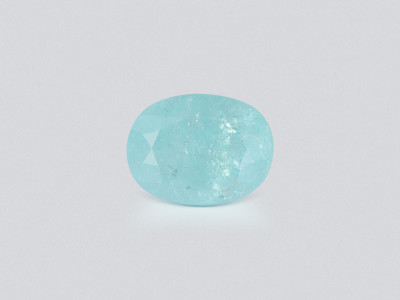 Paraiba tourmaline sugar blue oval cut  3.19 carats, Mozambique photo