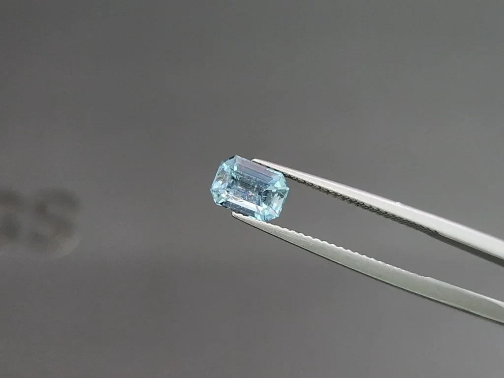 Set of aquamarines octagon cut  2.54 carats, Madagascar Image №2