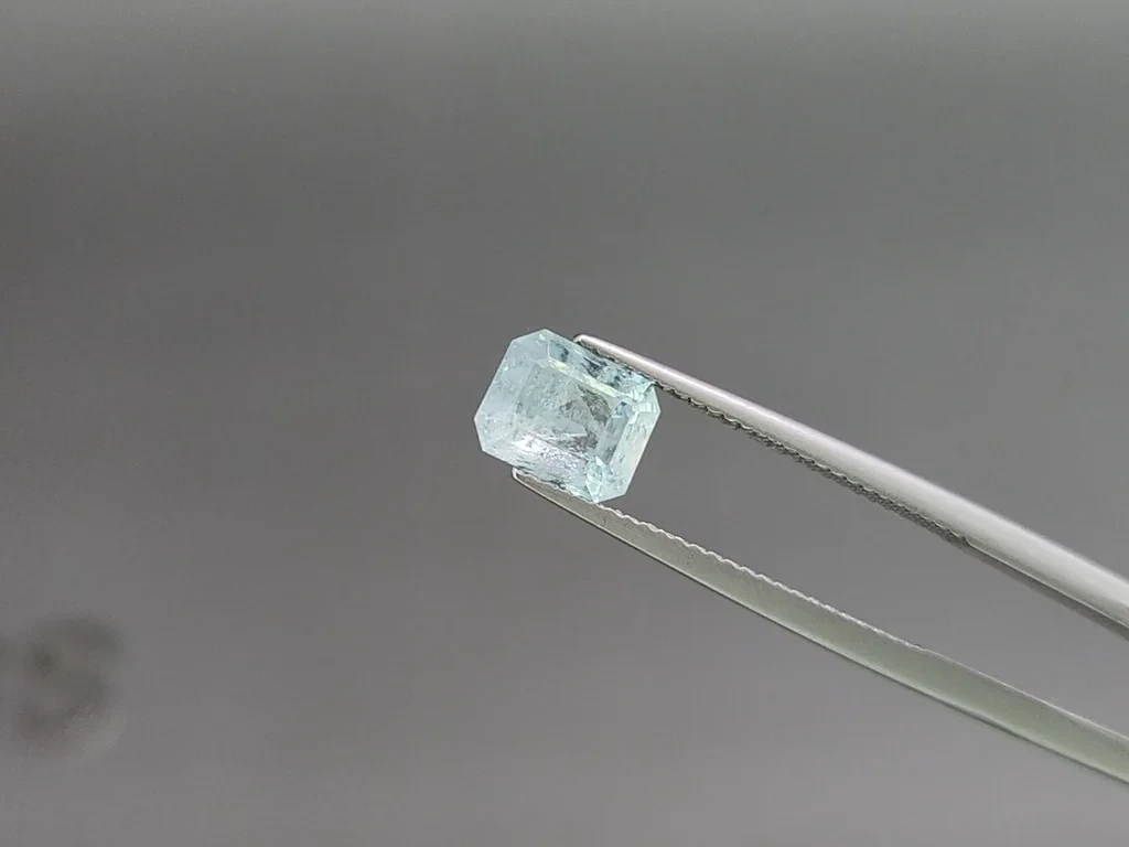 Aquamarine octagon cut 1.51 carats, Madagascar  Image №3