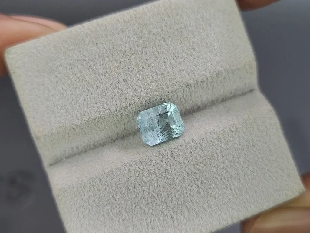 Aquamarine octagon cut 1.51 carats, Madagascar  Image №4