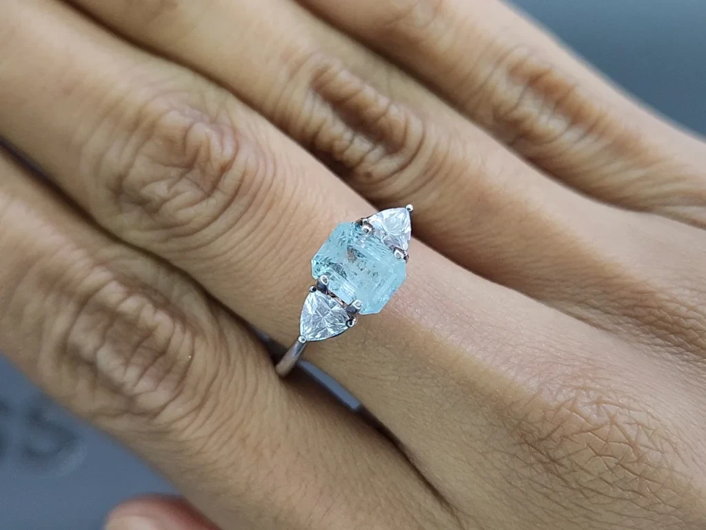 Aquamarine octagon cut 1.51 carats, Madagascar  Image №5