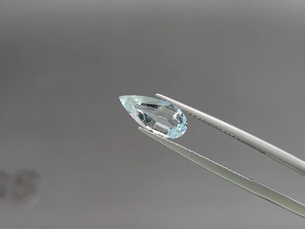 Set of aquamarines pear cut 3.70 carats, Madagascar Image №3