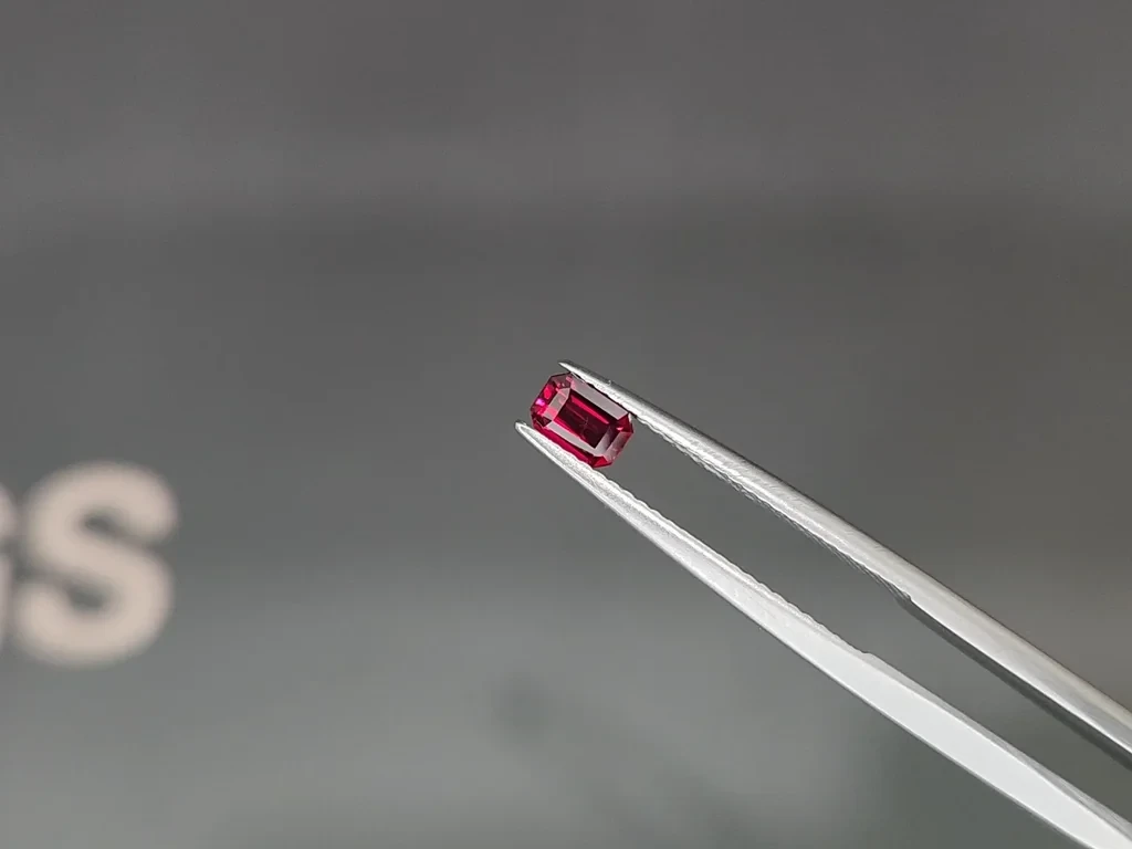 Unheated ruby Pigeon blood Red octagon cut 0.53 carats, Mozambique Image №3