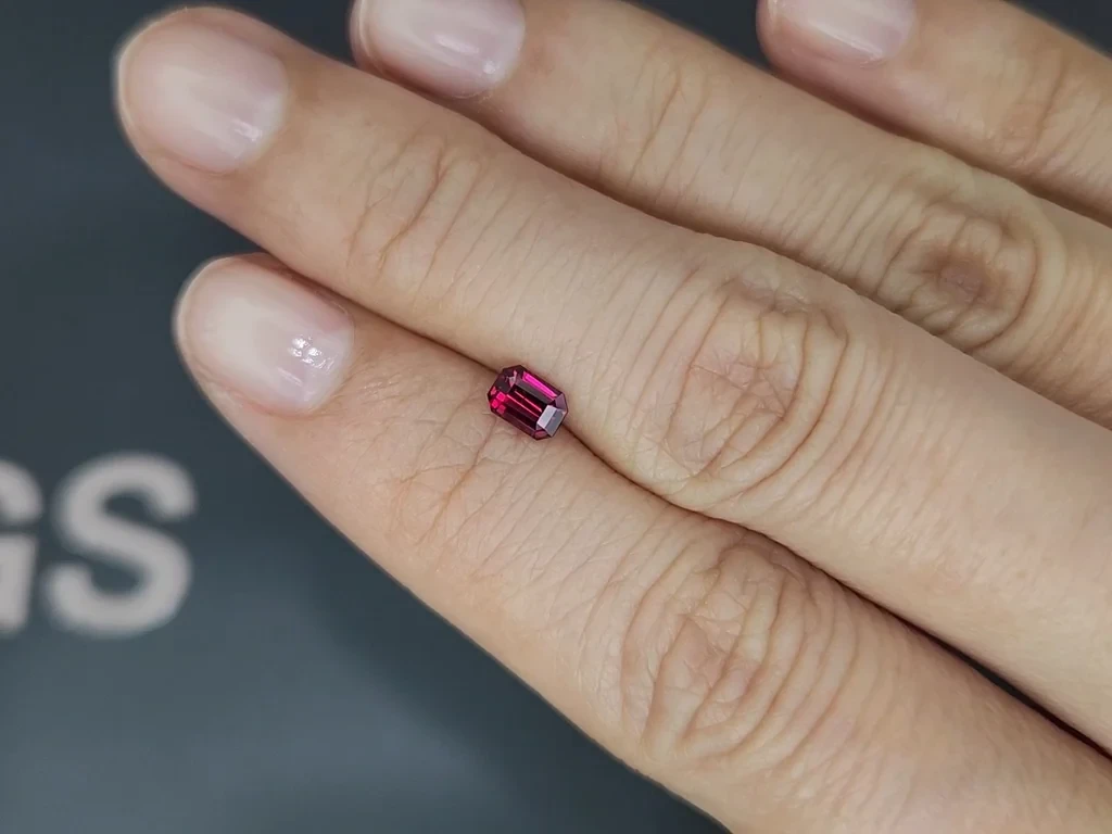 Unheated ruby Pigeon blood Red octagon cut 0.53 carats, Mozambique Image №2