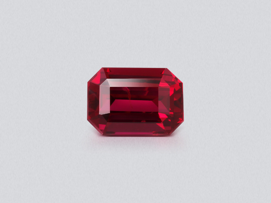 Unheated ruby Pigeon blood Red octagon cut 0.53 carats, Mozambique Image №1