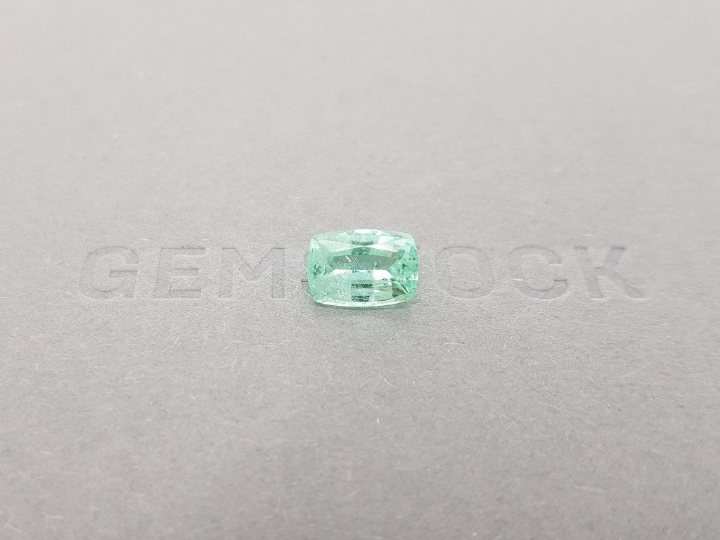 Greenish-blue paraiba tourmaline, 2.28 ct cushion cut, Mozambique Image №2