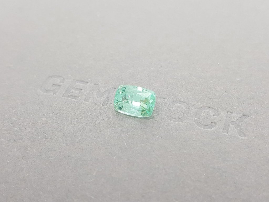 Greenish-blue paraiba tourmaline, 2.28 ct cushion cut, Mozambique Image №4
