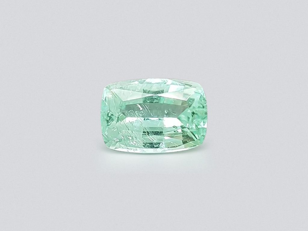 Greenish-blue paraiba tourmaline, 2.28 ct cushion cut, Mozambique Image №1
