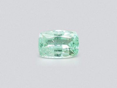Greenish-blue paraiba tourmaline, 2.28 ct cushion cut, Mozambique photo