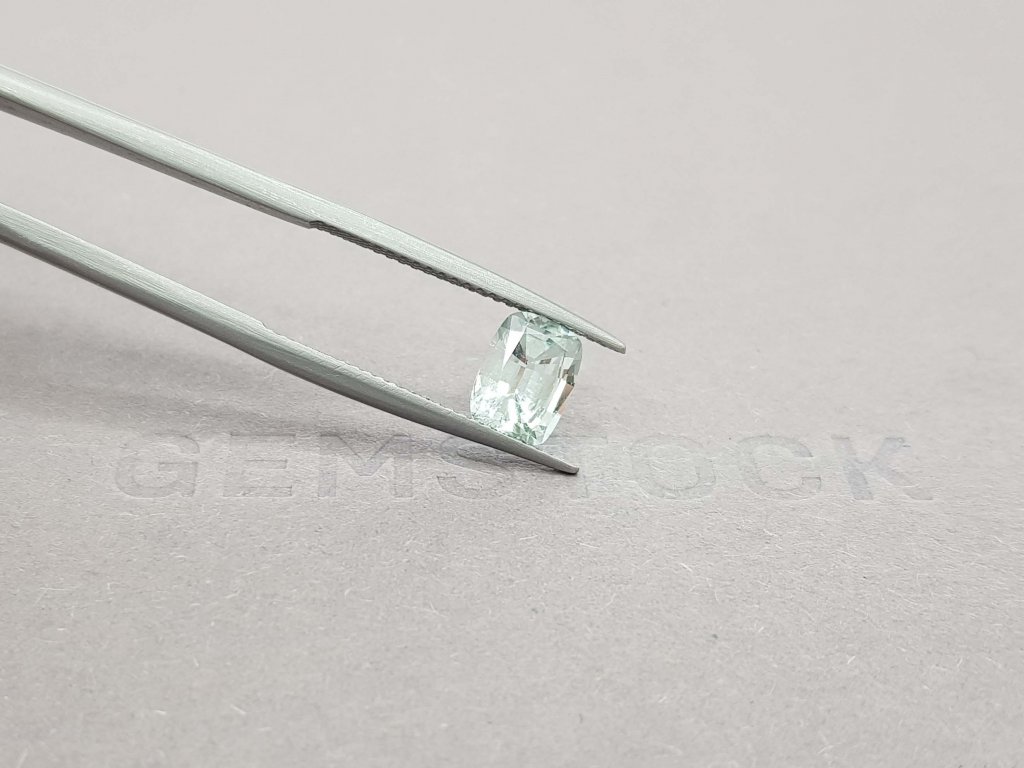 Cushion cut light green tourmaline 1.41 ct Image №4