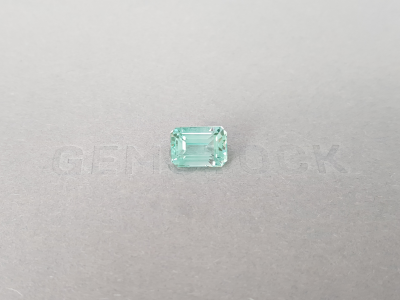 Rare Lagoon color emerald from Nigeria, no oil 2.84 ct photo