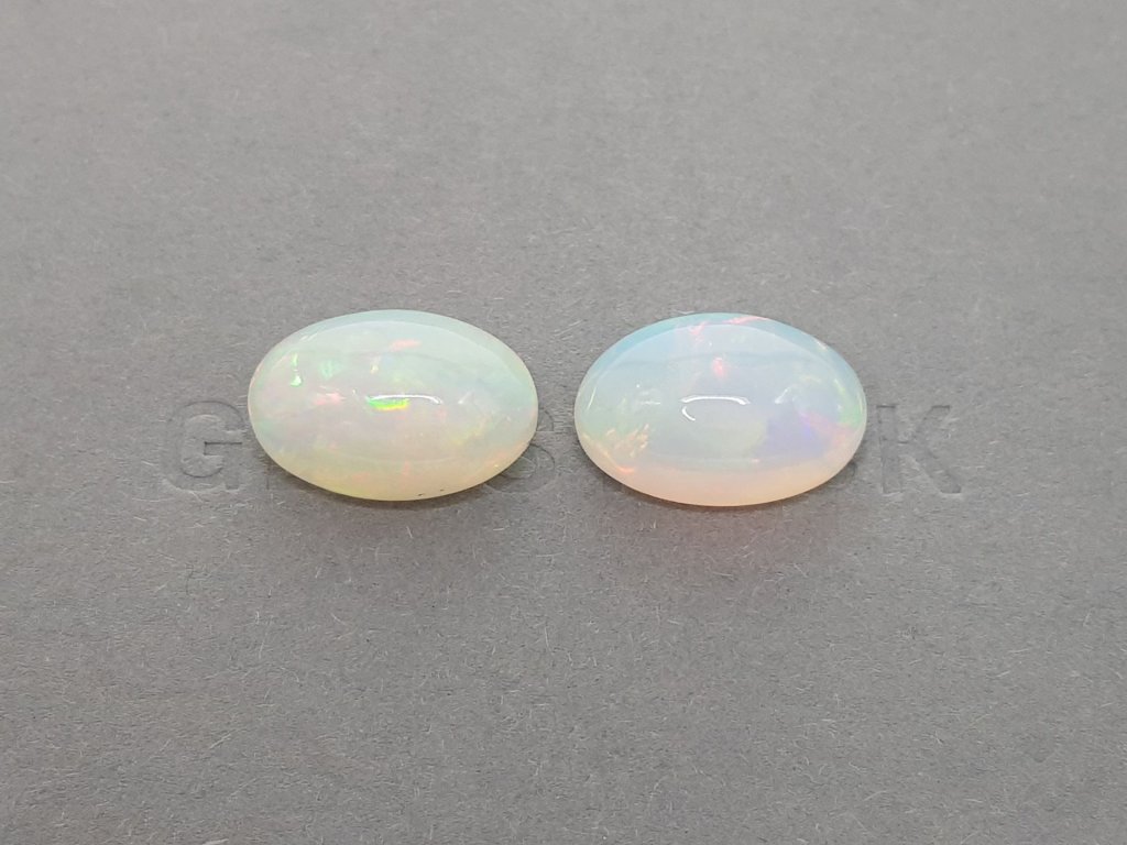 Pair of large opals 18.64 ct, Ethiopia Image №1