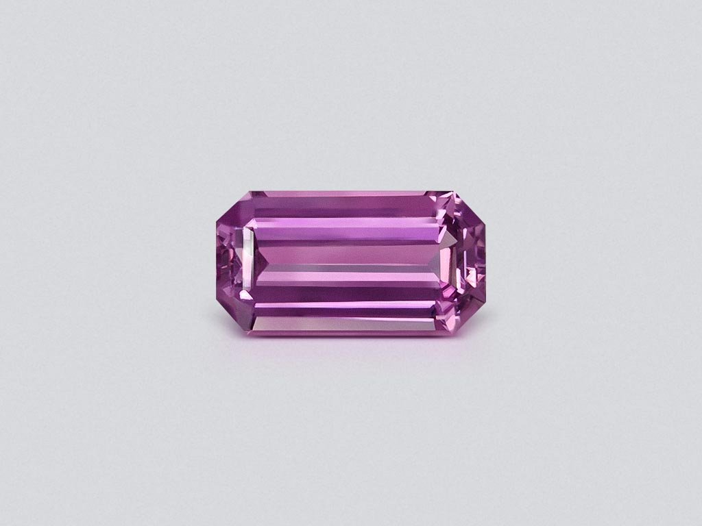 Octagon cut vivid pink kunzite 19.81 carats, Afghanistan  Image №1