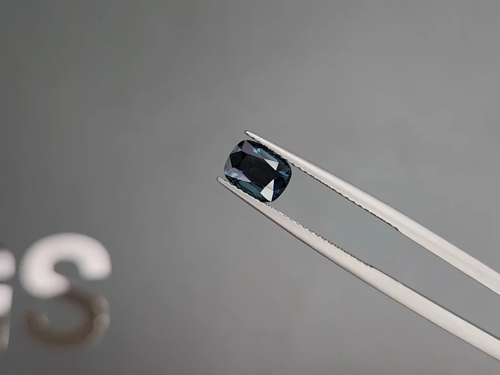 Deep Blue spinel in cushion cut blue 1.67 carats, Tanzania Image №3