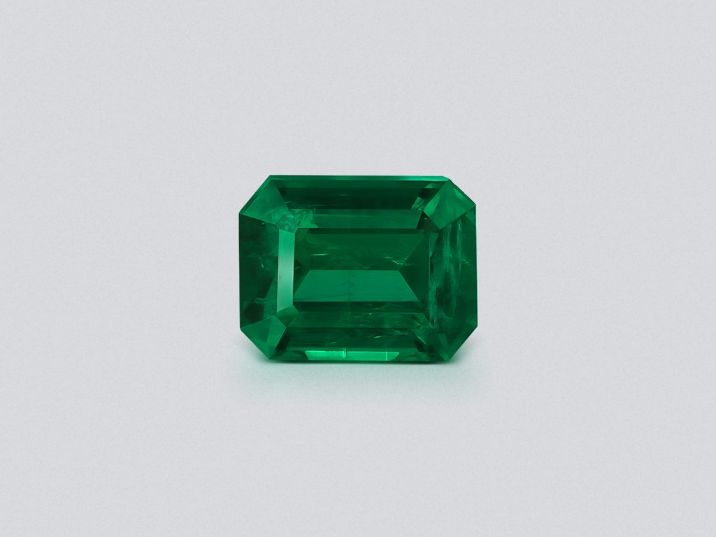 Emerald Vivid Green octagon cut 1.86 carats, Pakistan Image №1