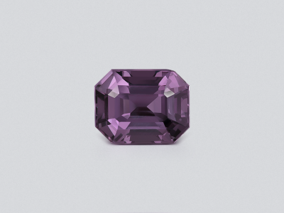 Purple spinel octagon cut 2.99 carats, Tanzania photo