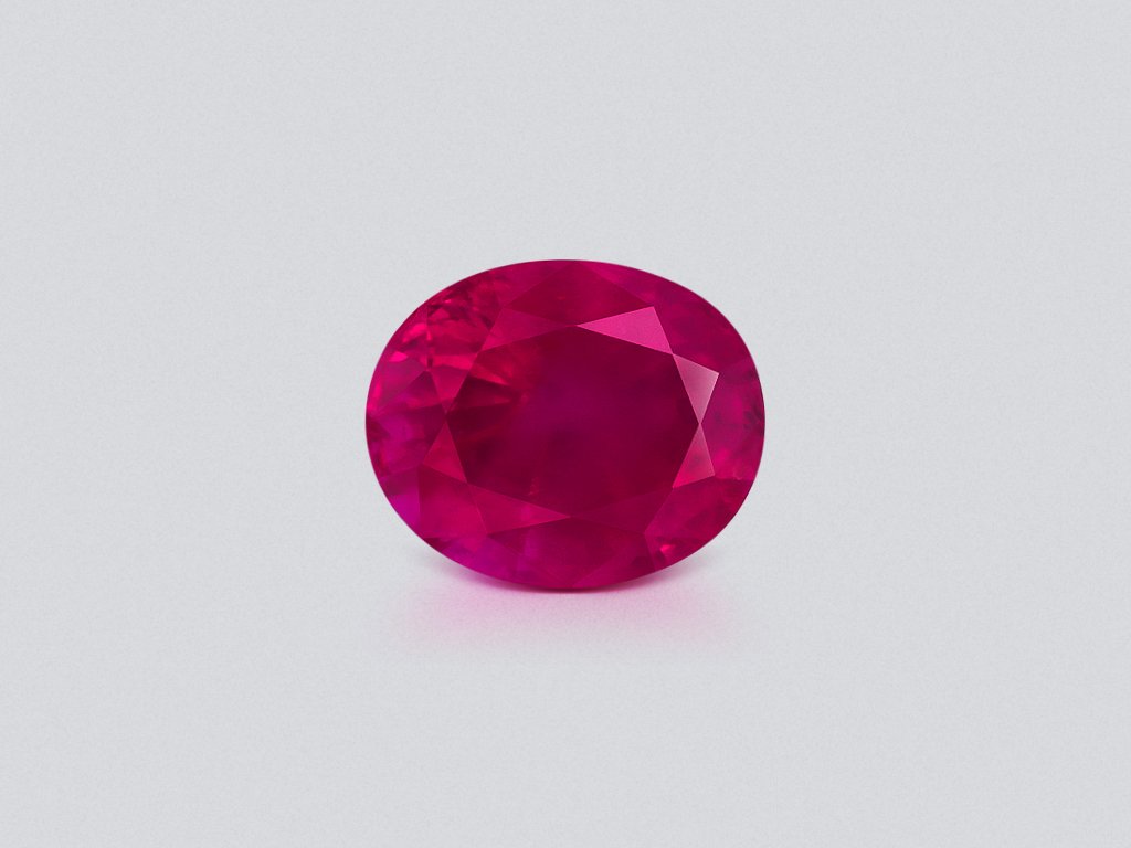 Ruby oval cut 1.12 carats, Burma (Mogok)  Image №1