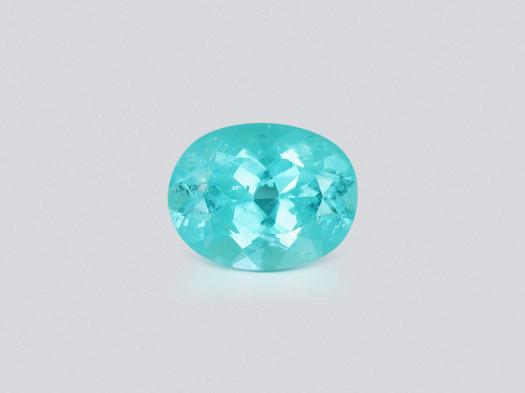 Paraiba tourmaline Neon blue oval cut 2.17 carats, Africa Image №1