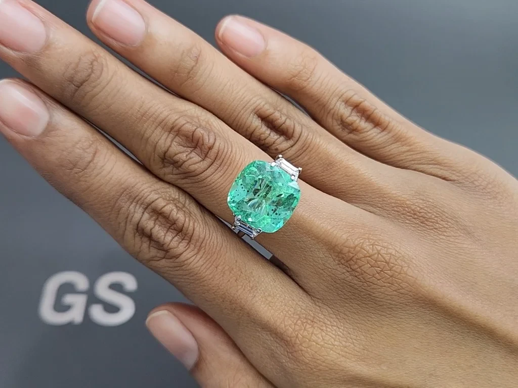 Emerald octagon cut 8.81 carats, Colombia Image №5