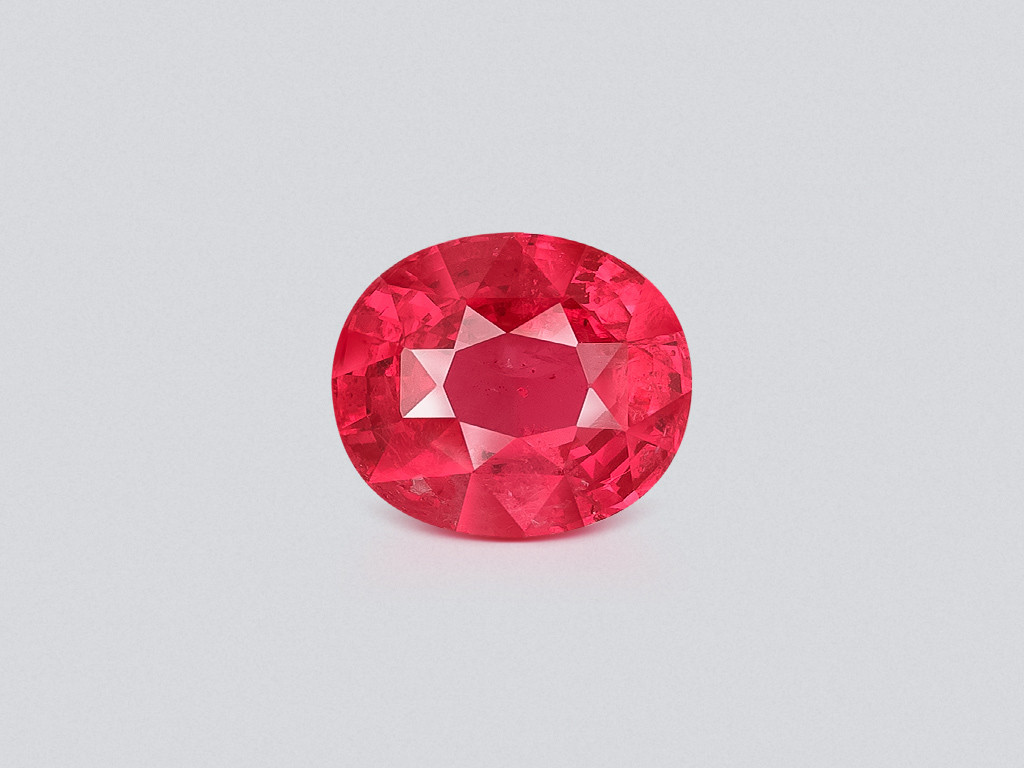 Red pink spinel oval cut  2.27 carats,Tanzania Image №1