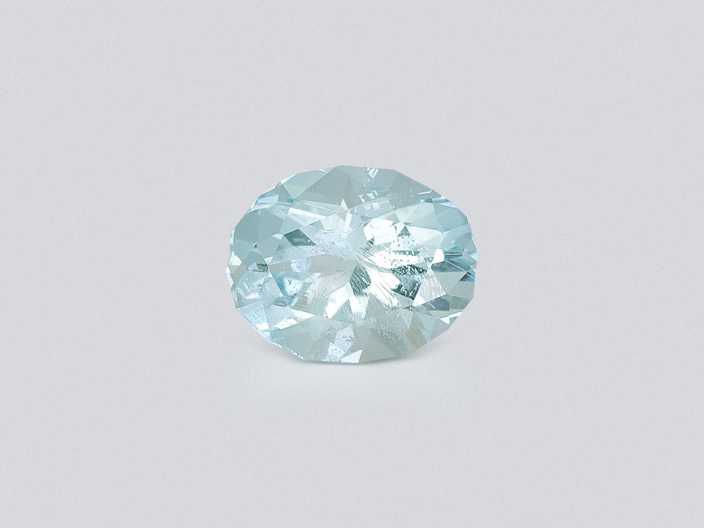 Aquamarine oval cut 1.49 carats, Madagascar  Image №1