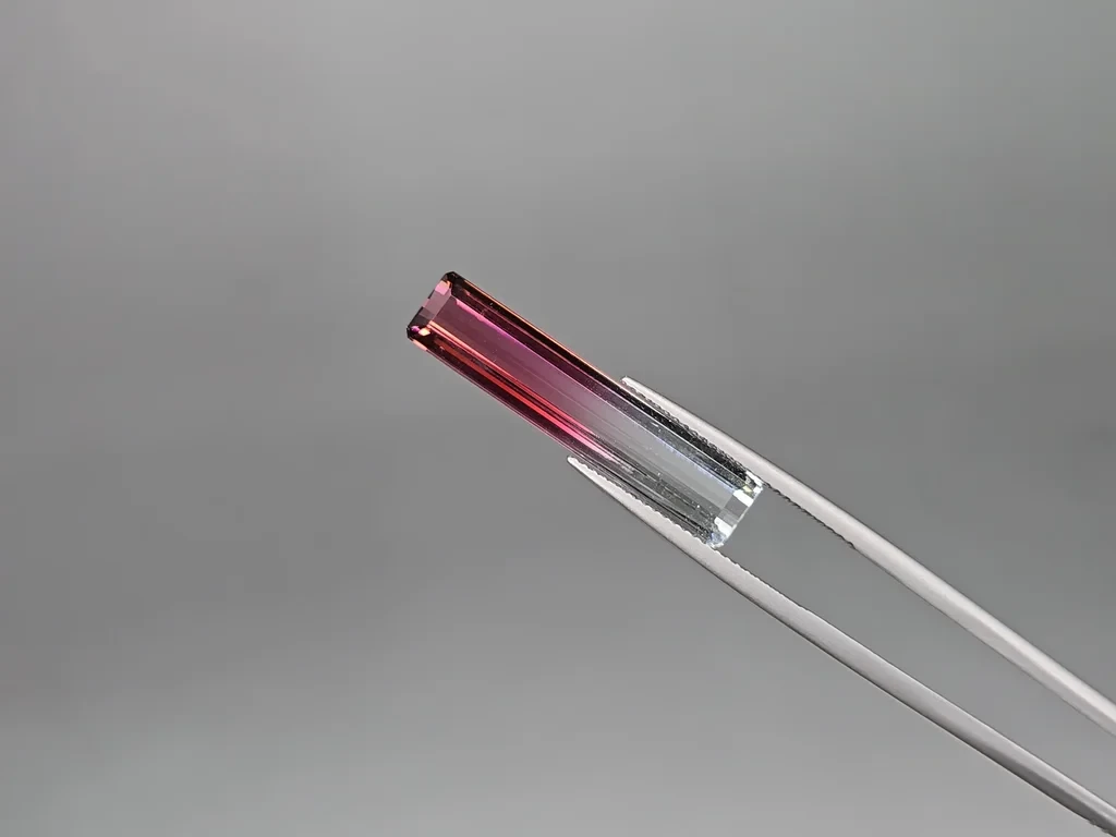 Polychrome tourmaline octagon cut 7.98 carats, Afghanistan Image №3