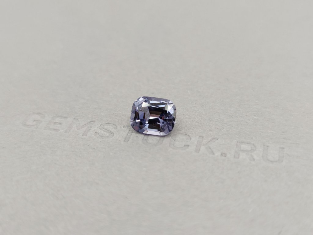 Cushion cut lavender gray spinel 2.38 ct, Sri Lanka Image №3