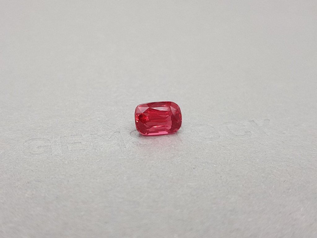 Cushion cut rose red spinel 3.29 ct, Mahenge Image №2