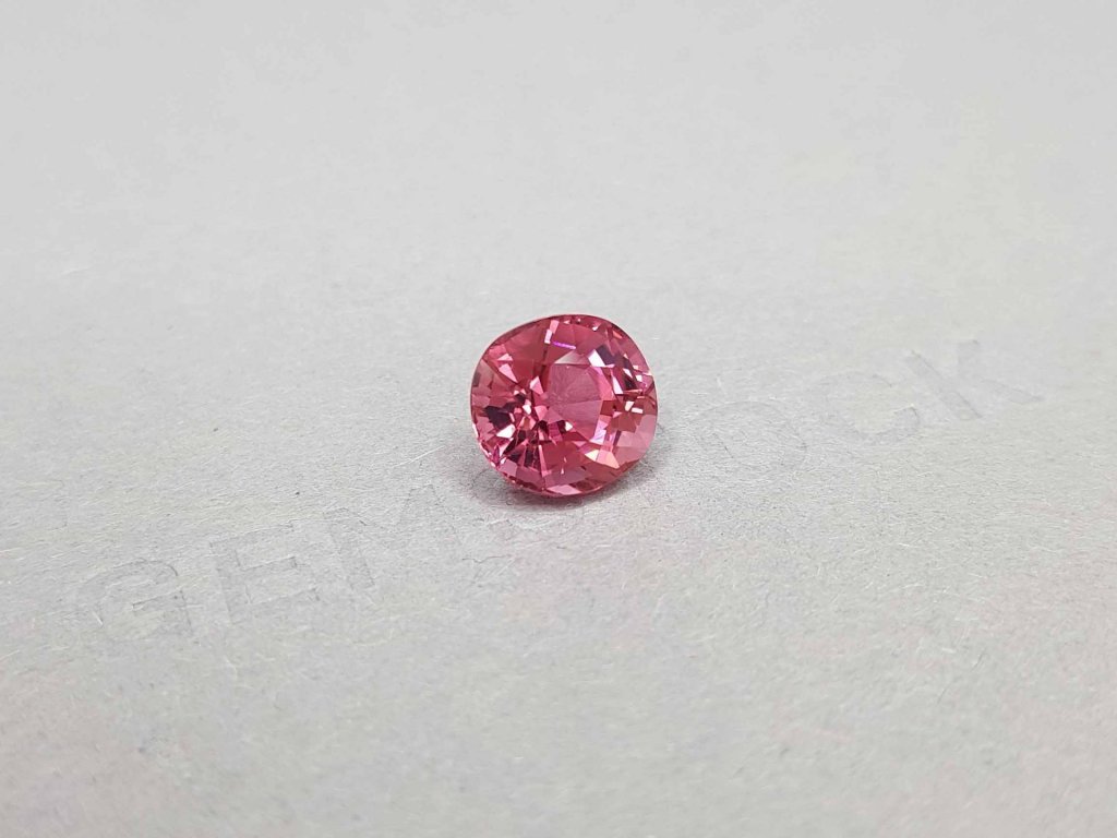 Vibrant pink cushion cut tourmaline 4.02 ct Image №2