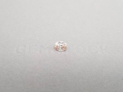 Pastel oval cut sapphire 1.33 ct photo