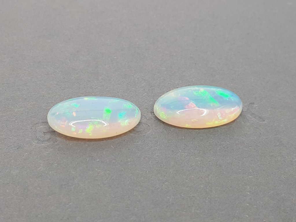 Pair of Ethiopian opals 11.98 ct Image №3