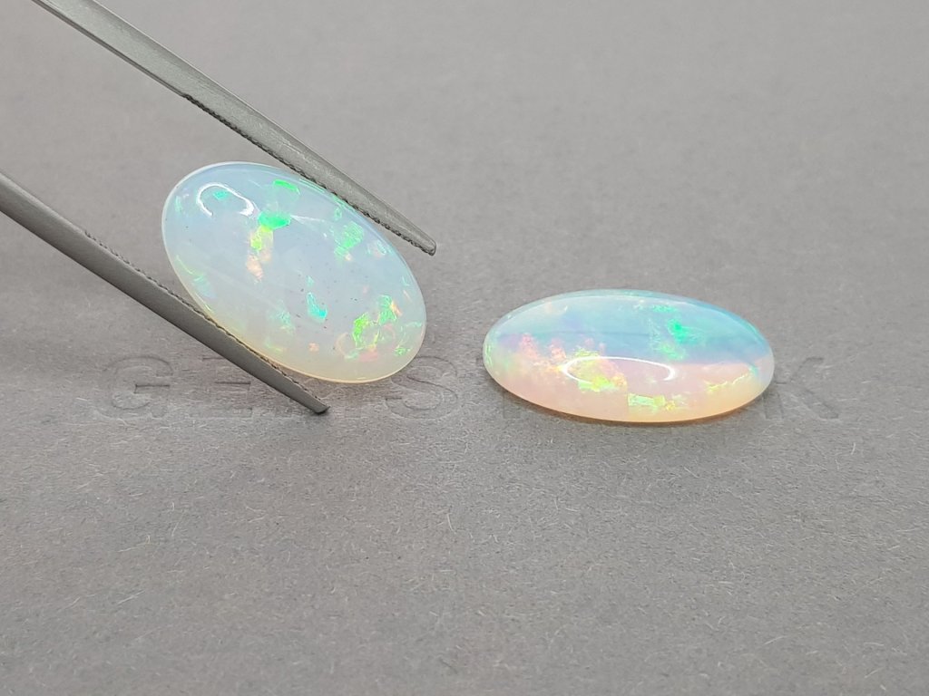 Pair of Ethiopian opals 11.98 ct Image №5