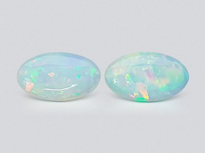 Pair of Ethiopian opals 11.98 ct photo