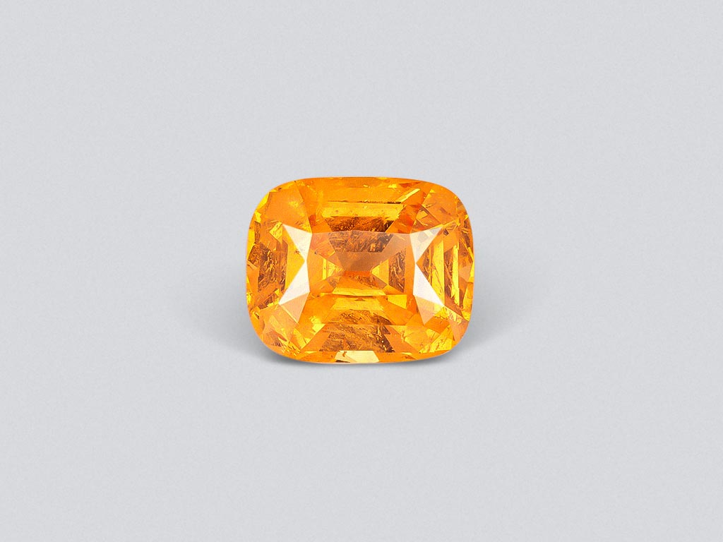Spessartine garnet 2.72 carats cushion cut, Africa Image №1