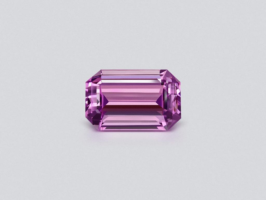 Octagon cut vivid pink kunzite 15.01 carats, Afghanistan  Image №1