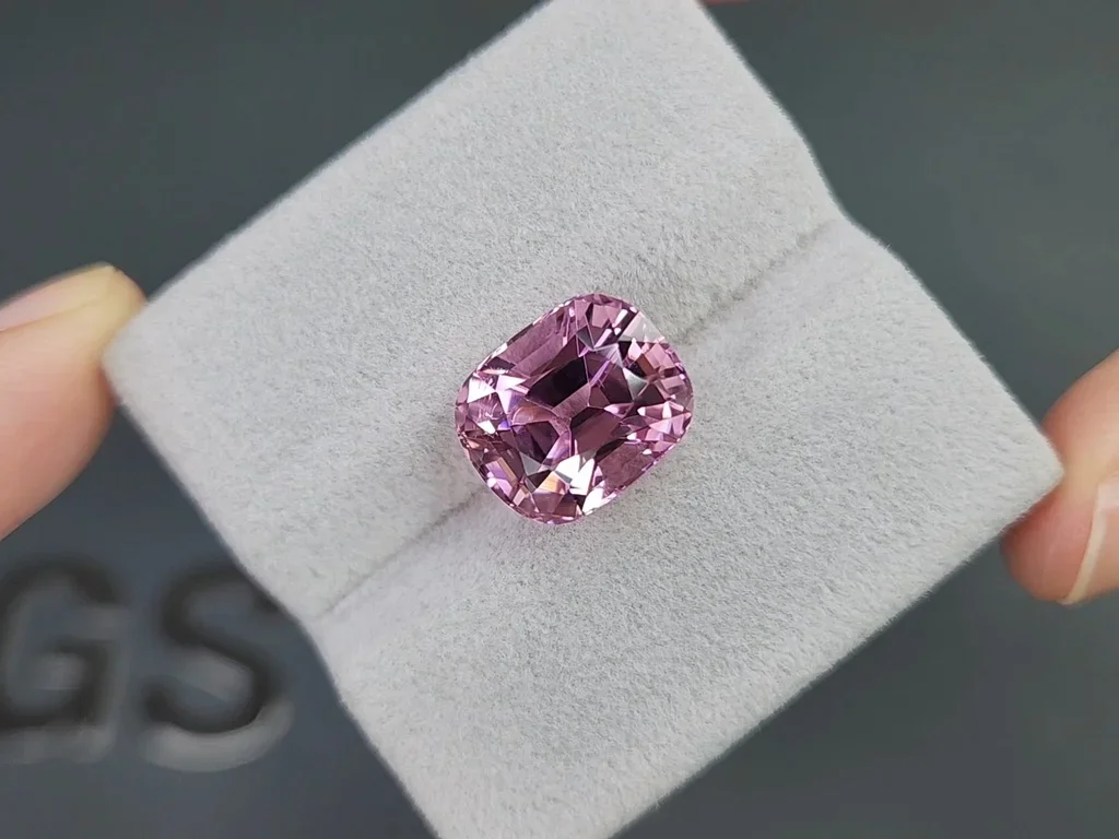 Baby Pink cushion cut tourmaline 8.80 carats, Afghanistan  Image №4